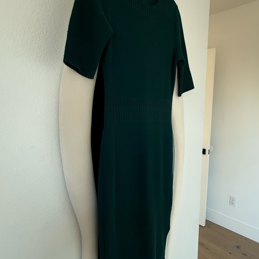 Boss Dark Green Midi Dress